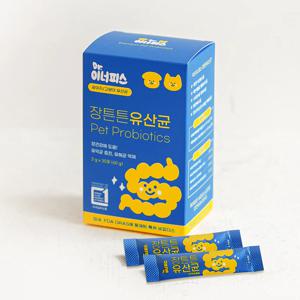 [1+1] 강아지 고양이 닥터이너피스 장튼튼 유산균 영양제