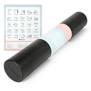EPP 폼롤러 90cm 블랙 요가 마사지 스트레칭