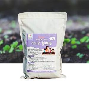 참조은 지렁이분변토 1kg 지렁이분100% 분갈이흙 분변토