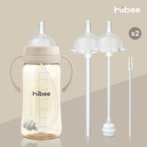 하이비 1단계 혼합형 젖병빨대 2P 더블하트 모윰 호환 100%국내제조
