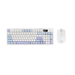 오피스프로 WMK50 사일런스 M 무소음 무선 블루투스 94 LCD 키보드 마우스 세트