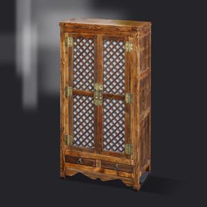 고전 원목 빗살 찬장 장식장