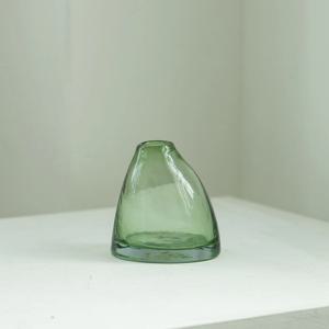 아이니 글라스 화병 그린 꽃병