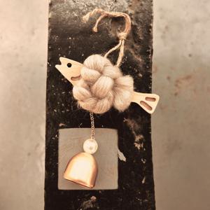 액막이 행운 명태 북어 미니 도어벨 4종 4size