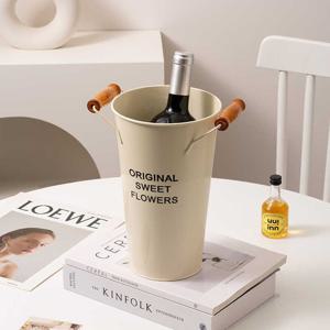 [해외] 북유럽 대용량 레터링 아이스 버킷 얼음바스켓 하이볼 버켓 양주얼음통 4colors