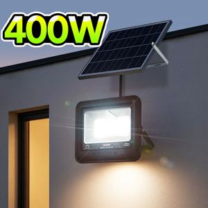 태양광 투광등 태양열 투광기 LED 가로등 정원등 주차장 보안등 3색 겸용 램프 400W