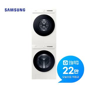 [렌탈] AI 세탁기 21kg + 건조기 17kg + 상단설치키트 WF21D17CEEC