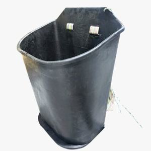흙지게 질통 흑색 430x550mm 어깨 끈 조절 바케스 모래 벽돌 운반