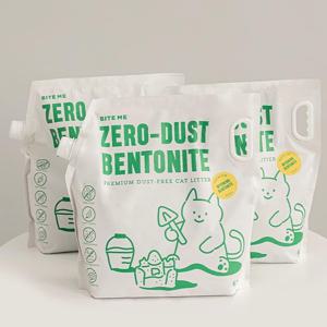 제로더스트 벤토나이트 고양이 모래 6kg x 3개