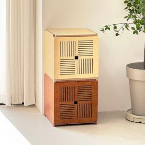 큐브 모듈 수납함 셋탑박스 공유기 보관함 셋톱박스 멀티탭 정리함 소품정리