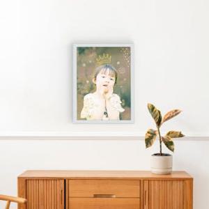 주문제작 LED조명액자 포토액자 돌 백일 자녀 생일 입학 졸업 인테리어 집들이 선물