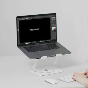 360도 회전 노트북 스탠드 노트북 쿨러 거치대 받침대 발열 접이식 쿨링팬