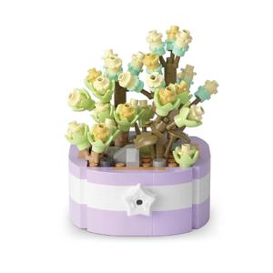 YKO 식물 꽃 라일락봄 263피스 P1256 미니 블록 취미 나노블럭 조립 장식 인테리어
