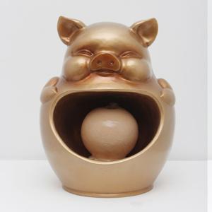 국산 황금복돼지 실내분수대 풍수 인테리어 가정용 미니 분수