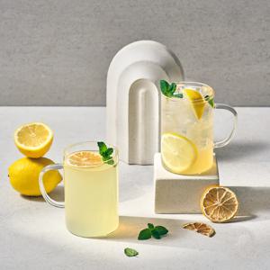 클리어 내열유리머그 M 500mL 4P세트