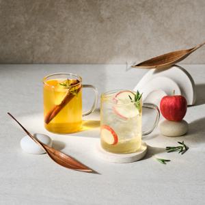 클리어 내열유리머그 S 400mL 4P세트