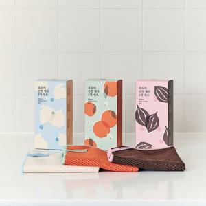 산뜻 주방 행주 베이직 세트(2매)