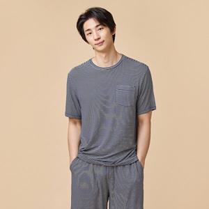 남 보드리 반팔 파자마 티셔츠