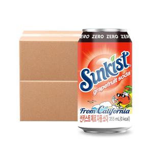썬키스트 제로 자몽 소다 355ml 48캔