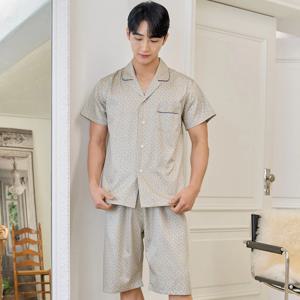 잠옷 반소매 30대남자생일선물 순면파자마 실내복 여름 홈웨어세트