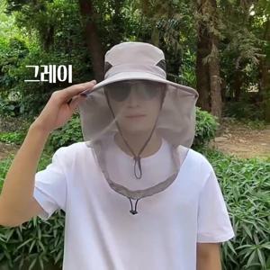 방충 모기 퇴치 등산 낚시 캠핑 차단 농모 벌초 모자 양봉 벌모자 벌망 낚시모자