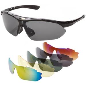 미츠바 카멜레온 선글라스 13종세트(탈부착 클립 편광 미러 렌즈)안경 고글 스포츠 운전 등산 낚시 레저