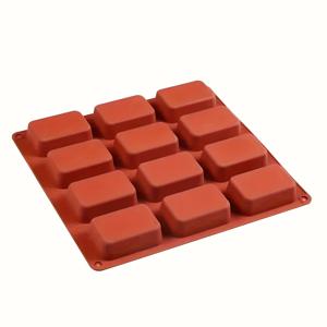 TEMU 1pc 12-컵 실리콘 금형 소형 빵 굽기 팬 - 비스틱, 식기 세척기 안전 및 무료 종이 머핀 컵이 포함된 레스토랑용