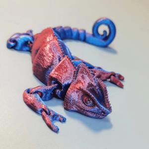 TEMU 3D 프린팅 데스크 장난감: 움직이는 관절이 있는 뱀, 가정 장식 및 장난에 적합 - 14세 이상 권장