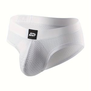 TEMU ADDTEXOD 남성용 통기성 메쉬 삼각형 속옷 - 부드러운 스트레치 컴포트 핏, 반투명 홀아웃 디자인, 단색 캐주얼 팬티, 세탁 가능, 가벼운 내의, 슬림핏, 편안한 착용감, 활동적인 라이프스타일