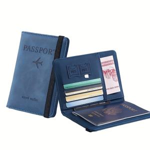 TEMU 1pc RFID 여권 케이스, 슬림 여권 지갑, 다용도 지갑, 여행 여권 주최자, 귀여운 카드 홀더|카드지갑|지갑|명함지갑