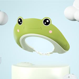 TEMU 1pc 조절 가능한 개구형 아기 샴푸 모자 - 방수, 부드러운 PP 재질, 큰 눈 디자인, 욕조에서 머리를 세척할 때 이상적, 목욕 시간의 재미 있는 액세서리|즐거운 디자인|부드러운 텍스처