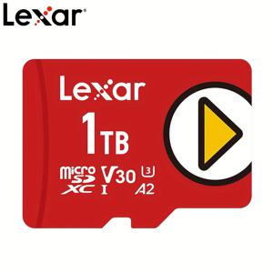 TEMU Lexar 원래 플레이 SD 카드 1TB SDXC 메모리 카드 UHS-I V30 A2 TF 카드 닌텐도 스위치 게임 콘솔용