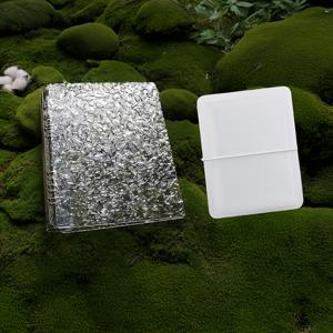 TEMU 1pc 아크릴 리플 카드 앨범 4페이지 그리드, 아이스 큐브 디자인, 3인치 사진 홀더 20페이지, 투명, 접이식, Kpop 아이돌 컬렉션 및 사진 보관에 이상적, 추수감사절, رمضان, 어머니의 날, 독립기념일, 추수감사절에 완벽한 선물