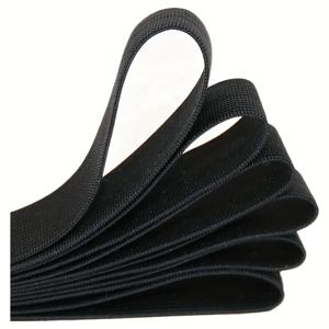 TEMU 고신축성있는 나일론 재봉용 신축성있는 밴드, 40m 롤 - 화이트 & 블랙, 다양한 폭 (15mm/20mm/25mm/50mm) 허리띠 및 의류용