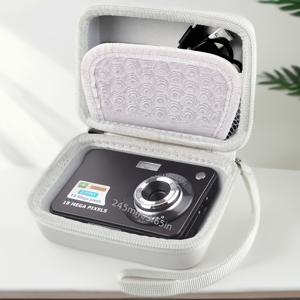TEMU CCD 카메라 가방, 미니 휴대용 EVA 보관 케이스, 다기능 디지털 스토리지 백, 하드 쉘 카드 가방, 기계 가방