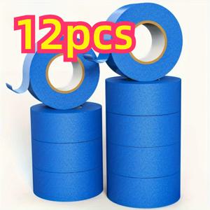TEMU 12pcs 블루 페인터 테이프, 0.79