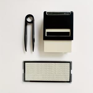 TEMU 캐릭터 플레이트와 스탬프 콤보 세트, DIY 스탬프 세트, 개별 문자와 기호, 날짜 번호 스탬프, 조절 가능한 자동 프레스