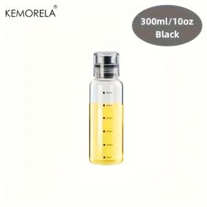 TEMU KEMORELA 등급 유리 오일 디스펜서 병, PVC 없음, 기계 세척 안전, 측정 기능 포함, 식용유, 간장, 꿀용 다용도 – 에어 프라이어, 샐러드, 튀김, 그릴 주방 가제트에 이상적|에어프라이어