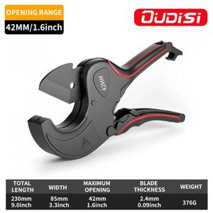TEMU 1pc Dudisi 래칫 파이프 커터, -75mm, 금속 알루미늄 합금 바디, PVC/PU/PP/PE 호스용 빠른 절단 핸드 도구, 전기 없음