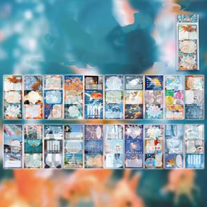 TEMU 빈티지 DIY 공예용 종이 40장 - 레트로 꽃무늬, 동물 및 환상적인 디자인 스크랩북, 저널링, 선물 포장용 - 다양한 패턴의 내구성 있는 장식 쓰기 용지, DIY 공예 재료 | 환상적인 패턴 | 문화적 모티브, 스크랩북 소품
