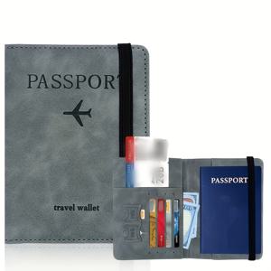 TEMU 1pc RFID 여권 케이스, 슬림 여권 지갑, 다용도 지갑, 여행 여권 주최자, 귀여운 카드 홀더|카드지갑|지갑|명함지갑