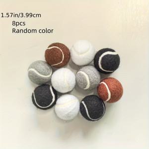 TEMU 맞춤 제작 소형 1.57인치 1.97인치 2.56인치 고양이와 강아지 장난감 공, 물어뜯기 내구성 강한 치발용 고무공, 깨짐 방지 고탄력 애완동물 장난감, 작은 고양이와 개를 위한 놀이 및 훈련용