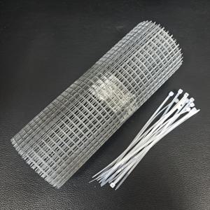 TEMU 1 롤의 설치 방지 메쉬, 20cm X , 설치 방지 갈바니 금속 메쉬 - 쥐, 쥐, 새를 차단하기 위한 와이어 메쉬, 환풍 커버, 정원, 가정용 금속 메쉬, 10개의 케이블 타이를 갖춘 용접 메쉬 롤