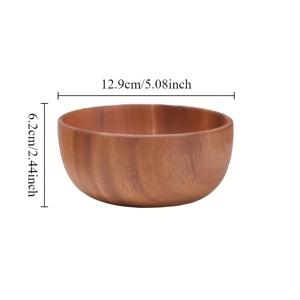 TEMU 2025년 새로운 손수 제작 유럽-남미 Walnut Wood 원형 접시 - 조직이 있는 자연적인 마감, 견고하고 미적한 식사, 피크닉, 캠핑용 접시 - 과일, 쌀, 견과류, 피크닉 필수품, 우아한 식기, 부드러운 나무 표면에 적합