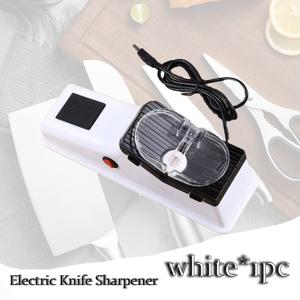TEMU 전문가용 USB 전기 칼갈이 - 가정용 주방을 위한 양면 고속 회전식 연마 및 교체 가능한 그라인드스톤 6개 포함, 다양한 칼에 적합한 보호 커버