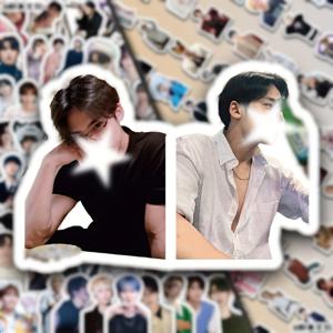 TEMU 100pcs 세븐틴 Kpop 스티커 세트, 비정형 모양 디자인 - 단일 사용 | KPOP 팀 디자인 | 휴대폰 케이스, 선물 포장 및 노트북 등에 적합 DIY 장식, KPOP 팬을 위한 완벽한 선물, 자체 접착