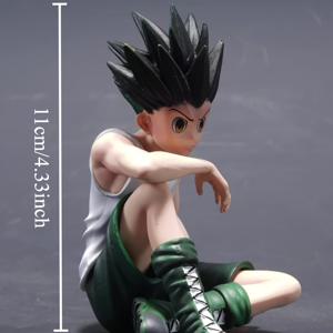 TEMU 애니메이션 스타일 앉아 있는 피규어 PVC 컬렉터블 - 생생한 혼합 색상, 내구성 있는 차량 및 홈 오피스 장식, 발렌타인데이 & 할로윈을 위한 완벽한 선물, 애니메이션 룸 데코, 뾰족한 머리 디자인, 섬세한 공예
