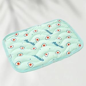 TEMU 개 냉각 패드, 세탁 가능한 여름 고양이 냉각 패드, 개 고양이 통기성 애완 동물 침대, 개 자동차 시트 커버, 개 하우스, 고양이 매트리스, 소형에서 대형 개 품종에 적합, 애완 동물 냉각 패드, 과일 패턴 패드