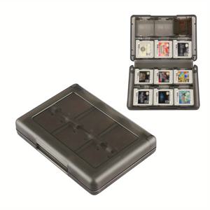 TEMU 닌텐도 3DS 게임 카드 케이스 - 컴팩트 28-in-1 거치대, 뉴 3DS, XL, DSi, DS 등 - 튼튼한 ABS 보관함, , 뉴 2DS, 뉴 2DS XL