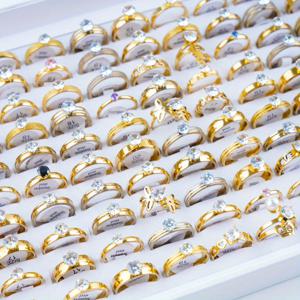 TEMU 20Pcs 클래식 반지 세트 상감 라인 석 약혼 결혼 반지 보석에 대 한 간단한 우아한 보석 매일 및 파티 장식